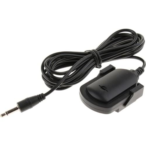 3.5mm Wired External Car Microphone Paste Type Speaker Amp GPS Mic