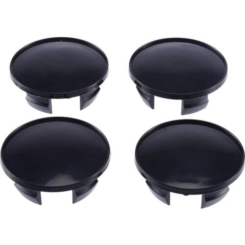 4pcs 55mm 41mm Black Car Wheel Rim Center Hub Cap Emblem For Audi For Honda For BMW Car Styling Wheel Center Hub Cap Replacement