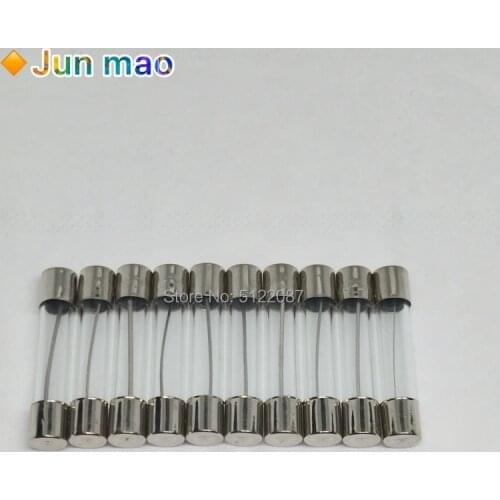 6*30mm Glass Fuse Tube Fuse 6x30mm 250V 0.5A 1A 2A 3A 4A 5A 6A 8A 10A 12A 15A 20A 25A 30A Fast Fusing 6X30 High Quality Fuse