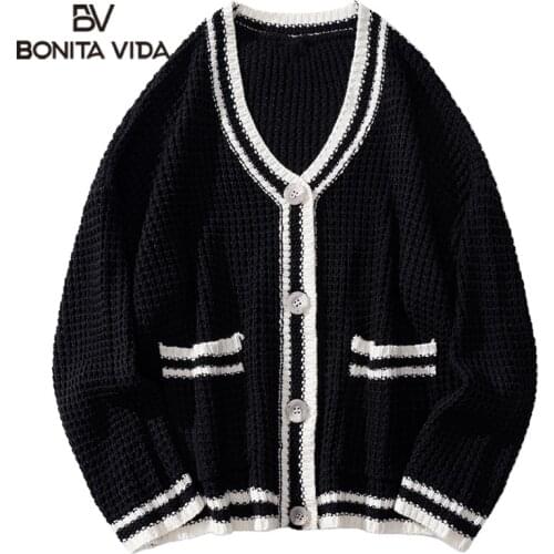 BONITA VIDA Men's Knitted Cardigans