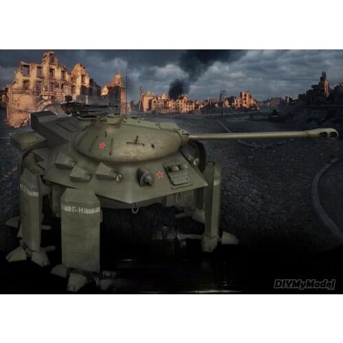 DIYMyModeI Wot tank world no.998 Hetzer six legged tank DIY Handcraft Paper Model KIT Handmade Toy Puzzles Gift Movie props