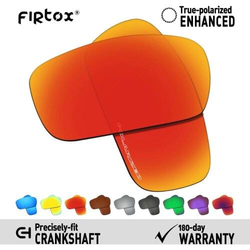 Firtox Anti-Seawater Polarized Lenses Replacement for-Oakley Crankshaft OO9239 Sunglasses (Lens Only) - Multiple Colors