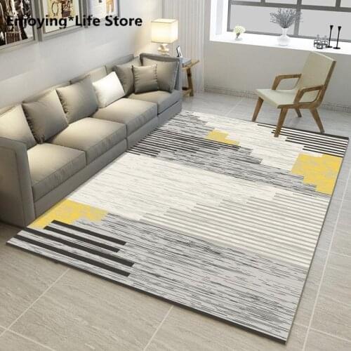 Bedroom Living Room Carpet Baby Kid Crawling Floor Mat Nordic Style Home Modern Minimalist Carpet Floor Mat Large Rug
