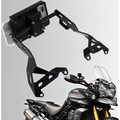 For Victory Tiger 800 XCx/XRX Dedicated GPS Navigation Bracket Mobile Phone Holder flexible table stand mount