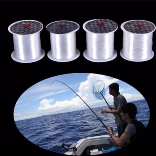 1Roll 0.2-0.8mm Nylon Fishing Line Durable Fish Lines Sea Fishing Line Crystal Fishing Wire Fishing Accessories Fishing Tackle