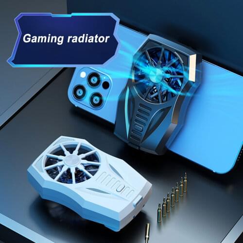Mobile Phone Radiator Semiconductor Cooling Artifact Heat Sink No Electric Noise GamePad Holder Bracket Fan Three-speed Wind