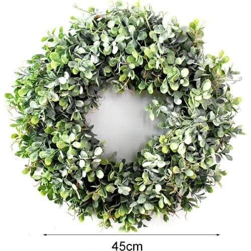 Simulation Garland Door Decoration Simulation Planting Large Shell Grass Wedding Supplies Artificial Wreath Pendant