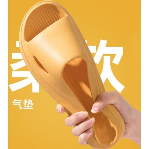 2021 new summer outdoors household simple cool slippers female couple bath antiskid slippers male summer