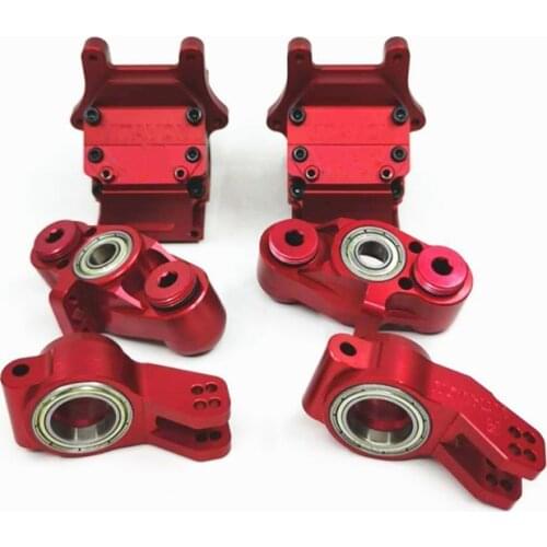 Aluminum alloy front and rear universal gearbox for Arrma 6S Mojave red edtionAluminum upgrade parts