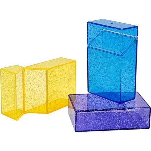 HORENT Acrylic Plastic Cigarette Case Cover 27*60*92MM Regular Size Box Plastic Cigarette Cases Holder For Man / Women Gift