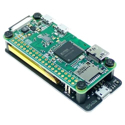 Raspberry Pi Zero W UPS Power Supply Board While Flushing and Releasing Power-off Switching Can Obtain Power