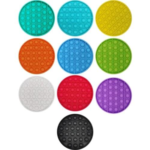 Push Bubble Sensory Toys Autism Needs Squishy Stress Reliever Toy Adult Kids Funny Anti-stress Fidget It Decompression Xmas Gift