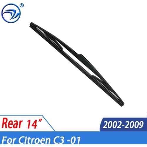 Wiper 14" Rear Wiper Blade For Citroen C3 -01.2002-2009 2003 2004 2005 2006 2007 2008 Windshield Windscreen Rear Window