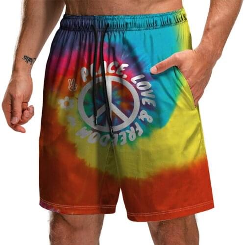 15 Style Hot Sale Casual Shorts Fashion Digital Print Beach Surf Shorts Mens Fun School Sports Quick Dry Loose Swimming Pants