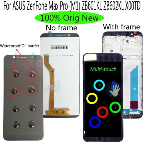 Shyueda 100% Orig New 5.99" For ASUS ZenFone Max Pro (M1) ZB601KL ZB602KL X00TD AAA+ IPS LCD Display Touch Screen Digitizer