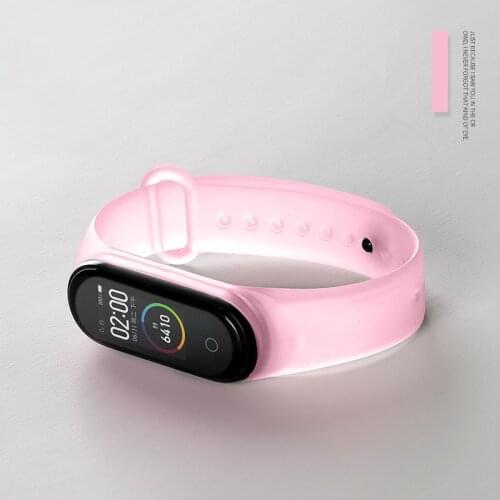 Silicone Strap for Xiaomi Mi Band 6 5 4 Bracelet for Miband 5 4 3 6 Transparent Waterproof Sport Smart Watch Band Replacement