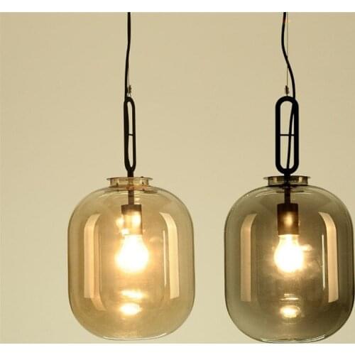 Nordic creative melon pendant lamp restaurant exhibition art personality glass classic designer bedroom living room chandeliers