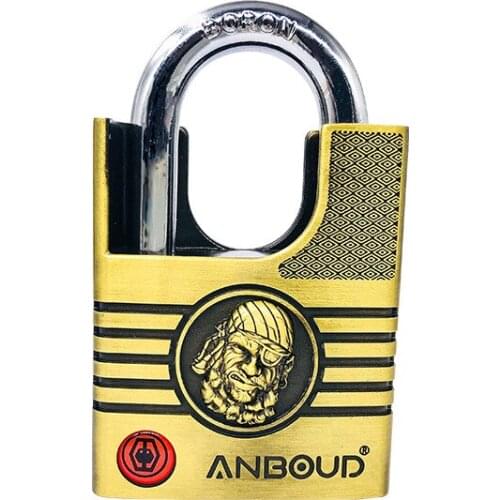 Antique padlock, alloy steel garden gate household, escape window anti-theft lock