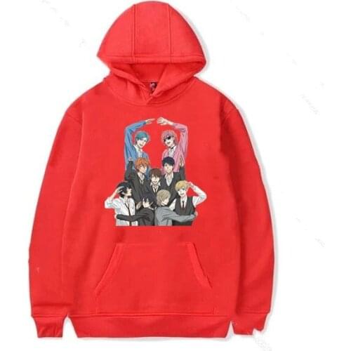 Women Zero TWO Women Darling in the franxx anime Harajuku girl print women tops loose Long Sleeve chic female hoodie sweatshirt