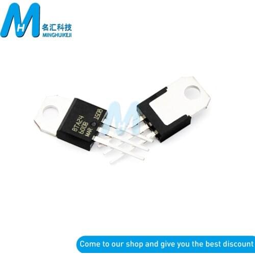 10pcs BTA24-600B TO-220 BTA24-600 TO220 BTA24 Triacs 25 Amp 600 Volt TO-220 new original