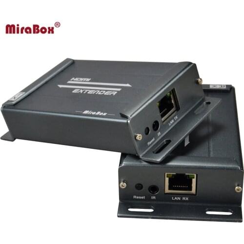 100m HDMI Extender IR Over TCP IP with Audio Extractor TX RX Over Cat5e/6 UTP STP Cable rj45 HDMI Ethernet Extender IR Control