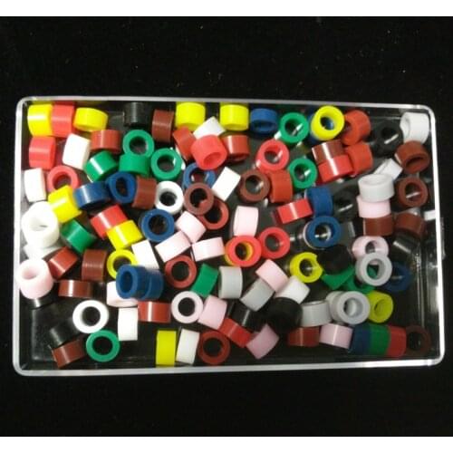 120 Pcs Multi-Color Small Type Dental Silicone Instrument Color Code Rings