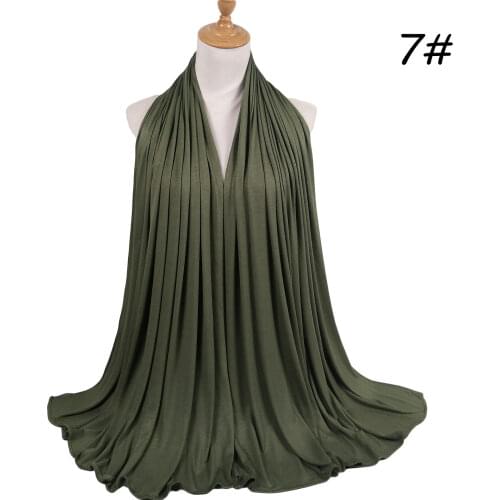 180*80 cm Maxi Cotton Jersey Abaya Hijab Scarf Turban Muslim Fashion Foulard Turbans For Women Headscarf Voile Femme Musulman