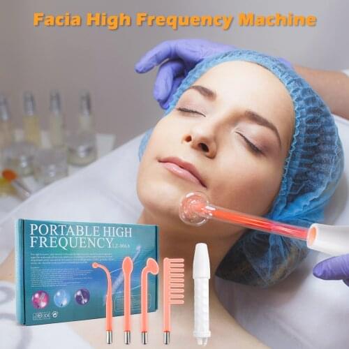 Updated Portable High Frequency skin Spot Remover hair growth Beauty Device home use machine