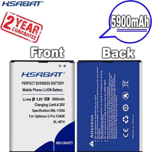 5900mAh Battery for LG Optimus G Pro F240/K E980 E988 BL-48TH BL-47TH E940 F310 D684 F240S F240L Pro 2 F350/S/L/K D838