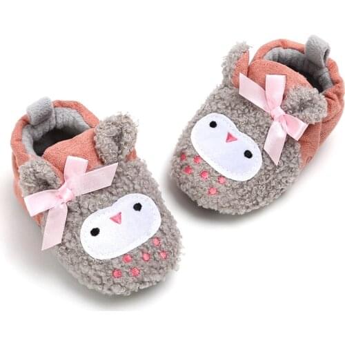 Newborn 0-18M Baby Girls Boys Cartoon First Walker Infant Baby Anti-slip Floor Shoes Cute cartoon Toddler Shoes