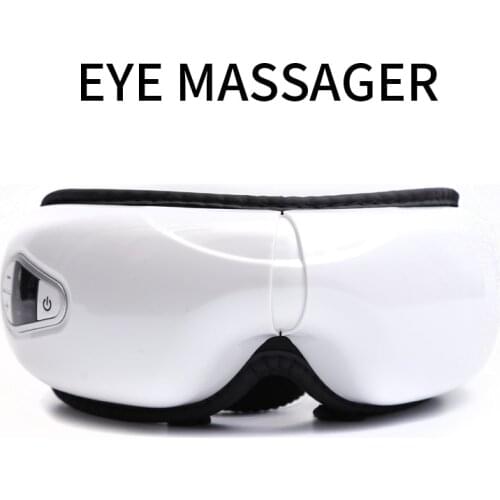 Wireless Electric Warmer Eye Massage Smart Air Pressure VibrationBluetooth Music Eye Relax Device Recharge Fold Eye Care