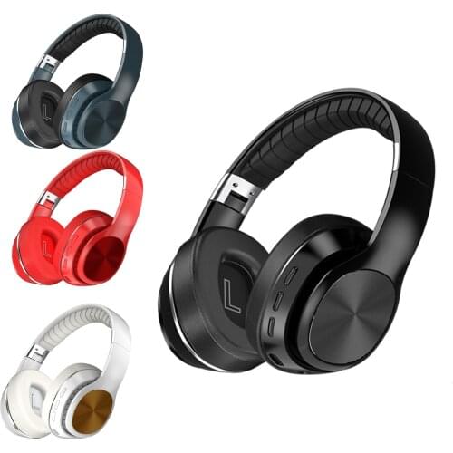 Bluetooth 5.0 Headset Headphones Deep Bass MP3 Mode Lightweight for iPad Windows iOS Android Cell Phones Exercise Laptop