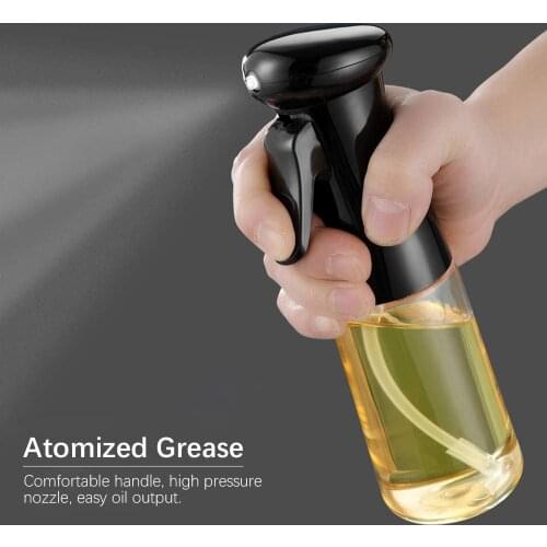 210ML Oil Bottle Dispenser Cooking Oil Spray Bottle Baking Barbecue Vinegar Mist Spray Bottle Kitchen Cooking Grilling Roasting