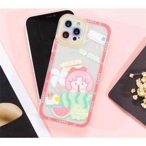 XiYa 2021 Summer Fashion Simple Cute Sweet Pink Peach Earrings Girl Fruit Earrings Set For Women Jewelry Gift