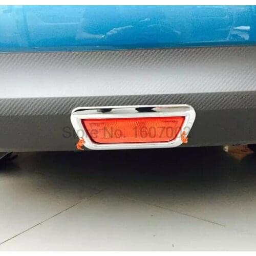 For Nissan Lannia 2016 Chrome Matte Car Rear Tail Brake Light Stop Lamp Shade Cover Trim Frame Bezel Protector Accessories