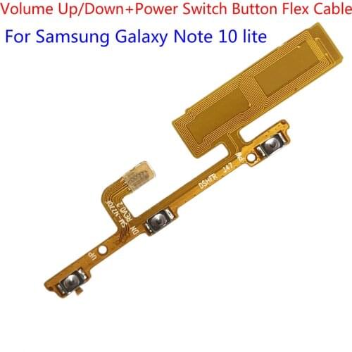 For Samsung Galaxy Note 10 lite Volume Up/Down+Power Switch Button Flex Cable