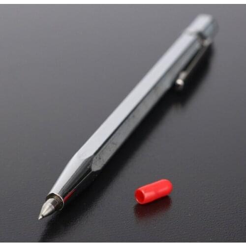 Tools Drill Chuck Drill 3 Pcs/lot _ Harden Metal Alloy Pointed Pocket Clip Scriber Engraving Pen Marker For Glass Ceramics