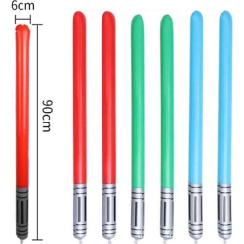 Inflatable Saber Sword Balloon Toys for Kids Birthday Party Favor Halloween costume Props Christmas stocking stuffer 20pcs/lot