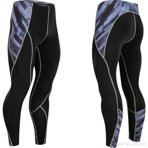 2017 GYMS New Men Pants Compress Gymming Leggings Men Fitness Workout Summer Sporting Fitness Male Breathable Long Pants