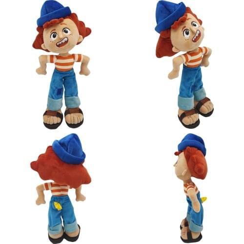 38CM 2021 Summer New Luca Alberto Sea Monster Boys Stuffed Plush Dolls Cartoon Anime Figures Toys for Children Birthday Gifts