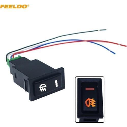 MOTOBOTS Car Fog Light Switch Working Light Switch For NISSAN 2013+ Qashqai Juke Tiida Almera 5pin On-off Switch Wire Cable