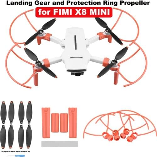 Landing Gear for FIMI X8 MINI Drone Increase 2CM Height Extender Long Leg Foot Protector Stand Gimbal Guard for FIMI Accessory