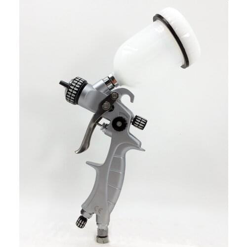 SAT1216 Mini HVLP Spray Gun Professional Airbrush Car Face Paint Gun Gravity Feed Air Paint Sprayer