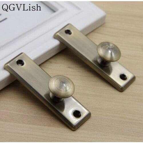 QGVLish 2Pcs Europe Curtain Hooks Tassel Brush Hat Coat Hanger Holder Curtain Accessories Wall Hook Tiebacks Holdback Home Decor