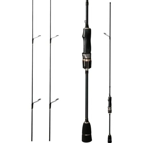 CEMREO Carbon Fiber Fishing Rod L+UL Two Action Spinning Bait Casting Lure Fishing Tackle 1.68m/1.8m 2 Sections Fishing Gear