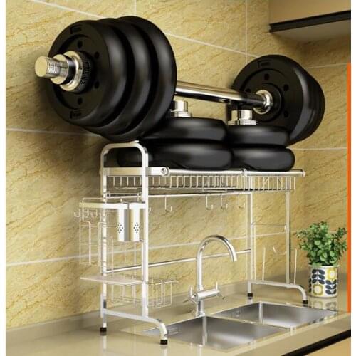 304 stainless steel bowl drain rack to air the chopsticks, dishes, dishes, dishes and supplies storage box kitchen shelves 3 flo
