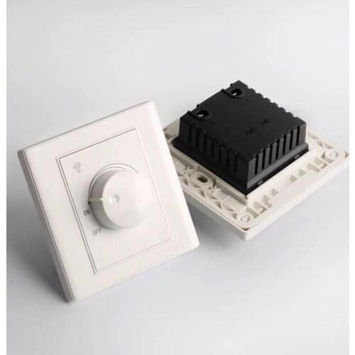 LED lamp dimmer 300W thyristor dimming white 86 square input voltage 110V 220V