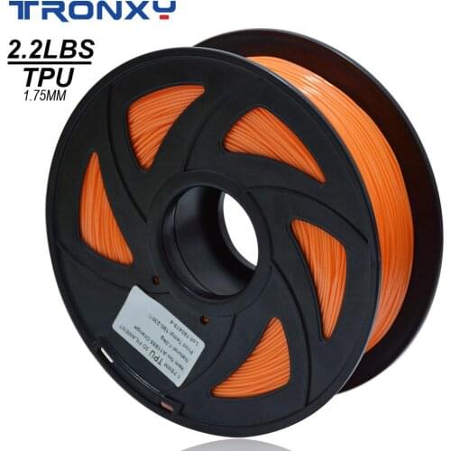 Tronxy 3D Printer Filaments 1kg/Roll TPU 1.75mm Flexible Filament 3D Printing Materials impresoras 3d X5SA PRO XY-2 PRO Parts