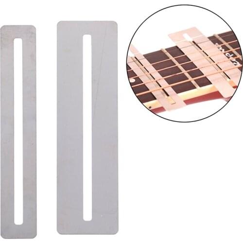 Stainless Steel Fretboard Guard Protector & Fretwire File Sanding Cleaning Polish Luthier Tool Guitar Fret Repairing Tool Set