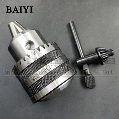 Wrench drill chuck 0.5-13 B16 0.6-6 B10 1-13 B16 1-16 B18 3-16 B18 5-20 B22 Drill Chuck Adapter Chuck B16 B18 B22 drill chuck